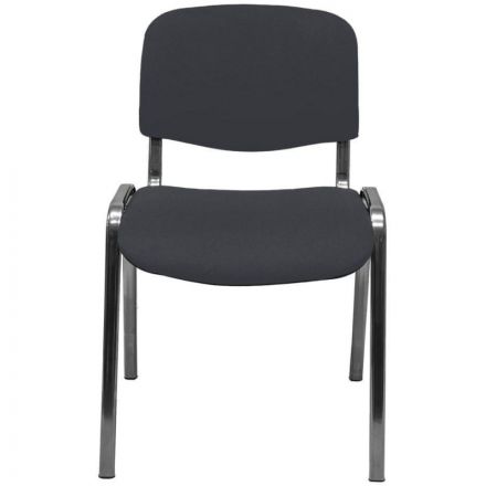 Стул КО_EChair Rio(ИЗО) РС 10 ткань серая 103, каркас под хром