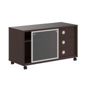 Тумба мобильная с дверью купе B 202.2 Венге Магия 1200х500х650 BORN Тумба мобильная с дверью купе B 202.2 Венге Магия 1200х500х650 BORN