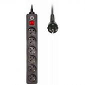 Сетевой фильтр Buro 600SH-5-B 5м (6 розеток) черный Сетевой фильтр Buro 600SH-5-B 5м (6 розеток) черный