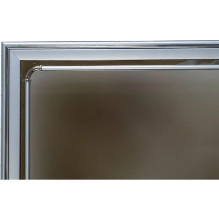 Зеркало МГЛ_настенное 121 (500x800) багет ПВХ металлик