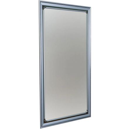 Зеркало МГЛ_настенное 121 (500x800) багет ПВХ металлик