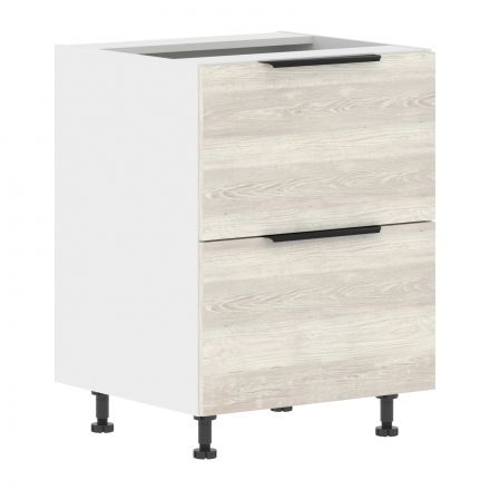 Шкаф напольный с ящиками MOB 6082.1 Сосна Эдмонт/Белый 600х560х820 CORSICA Шкаф напольный с ящиками MOB 6082.1 Сосна Эдмонт/Белый 600х560х820 CORSICA