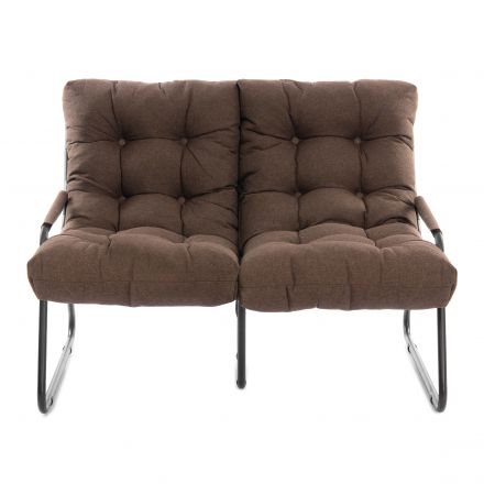 Диван Ergo/Эрго рогожка, коричневый, 3М7-147