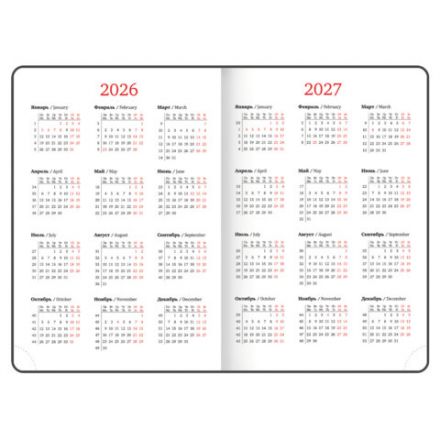 Ежедневник датированный 2026 БОЛЬШОЙ ФОРМАТ 210х297 мм, А4, BRAUBERG "Favorite", под кожу, зеленый, 117239