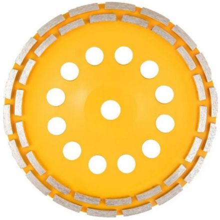 Чашка шлифовальная алмаз. Вихрь зачистная, 230 мм, двухрядная (73/10/3/8)