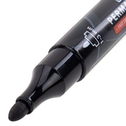 Маркер перманентный с колпачком для вскрытия коробок BRAUBERG LOGISTIC SPECIAL, черный, 1-3 мм, 152569