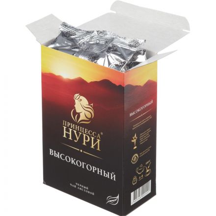 Чай Принцесса НУРИ Высокогорный 100г.чай лист.черн.,420995 Чай Принцесса НУРИ Высокогорный 100г.чай лист.черн.,420995