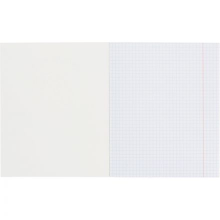 Тетрадь общая А5 48л Enjoy единорог,клет,скреп, ВД-лак