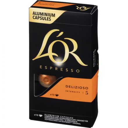 Капсулы для кофемашин Lor Delizioso Espresso (10 штук в упаковке) Капсулы для кофемашин Lor Delizioso Espresso (10 штук в упаковке)