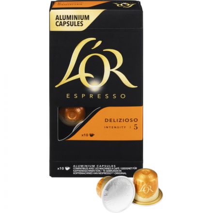 Капсулы для кофемашин Lor Delizioso Espresso (10 штук в упаковке) Капсулы для кофемашин Lor Delizioso Espresso (10 штук в упаковке)