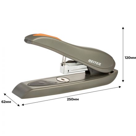 Степлер мощный Reiter RG HS-60 до 60 листов серый