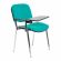 Стул для посетителей Изо зеленый со столиком(ткань/хром)