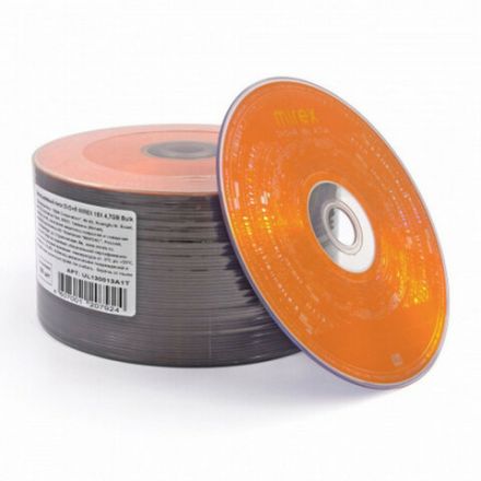 Диск DVD+R (плюс) MIREX, 4,7 Гб, 16x, Bulk (термоусадка без шпиля), КОМПЛЕКТ 50 шт., UL130013A1T Диск DVD+R (плюс) MIREX, 4,7 Гб, 16x, Bulk (термоусадка без шпиля), КОМПЛЕКТ 50 шт., UL130013A1T