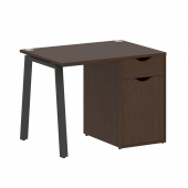 Home Office Стол письменный VR.SP-3-98.1.A Венге/Антрацит металл 980*720*750