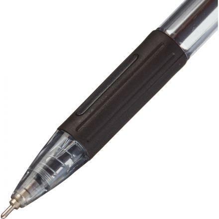 Ручка шариковая одноразовая автоматическая Unimax Fab GP черная (толщина линии 0.5 мм)