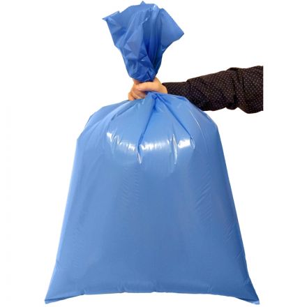 Мешки для мусора ПВД 120л 25мкм 10шт/рул синие 70х110см Акос Мешки для мусора ПВД 120л 25мкм 10шт/рул синие 70х110см Акос
