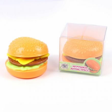 Игрушка-антистресс "БУРГЕР", 7 см, дисплей, JOLLY JOT (ДЖОЛЛИ ДЖОТ), 665799 Игрушка-антистресс "БУРГЕР", 7 см, дисплей, JOLLY JOT (ДЖОЛЛИ ДЖОТ), 665799