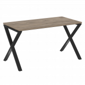 Loft Стол рабочий VR.L-SRX-3.7 Тиквуд тёмный/Чёрный металл 1380*720*750