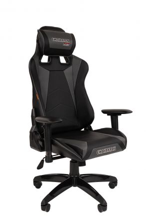 Кресло Chairman game 44 Россия черн./серый