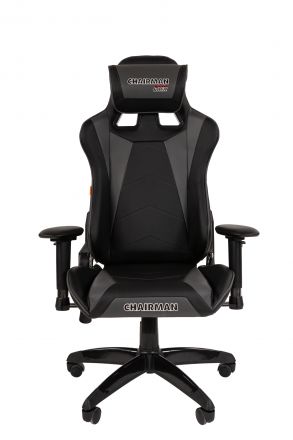 Кресло Chairman game 44 Россия черн./серый