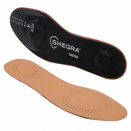 Стельки для обуви из натуральной кожи с двумя амортизаторами, размер RU 39-45 / EU 40-46 с линиями выреза, SHEGRA (ШЕГРА), 700762 Стельки для обуви из натуральной кожи с двумя амортизаторами, размер RU 39-45 / EU 40-46 с линиями выреза, SHEGRA (ШЕГРА), 700762