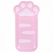 Корректирующая лента BRAUBERG KIDS "ЛАПКИ", 5 мм х 6 м, корпус розовый, блистер, 272497