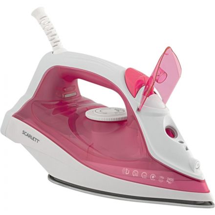 Утюг SCARLETT SC-SI30K56, 2400Вт, керамика, розовый