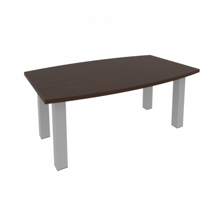 First Стол переговорный KPRG-2 Венге/Серые опоры 1800*1100*750 First Стол переговорный KPRG-2 Венге/Серые опоры 1800*1100*750