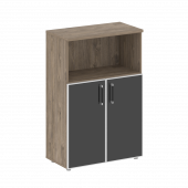 Shift Шкаф средний широкий (2 низких фасада стекло лакобель чёрный в раме) SK.ST-2.2R black Тиквуд тёмный/Стекло black 800*420*1207 Shift Шкаф средний широкий (2 низких фасада стекло лакобель чёрный в раме) SK.ST-2.2R black Тиквуд тёмный/Стекло black 800*420*1207