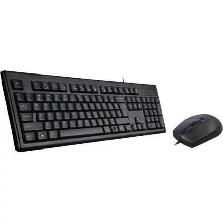 Набор клавиатура+мышь A4Tech KRS-8372 клав:черный мышь:черный USB