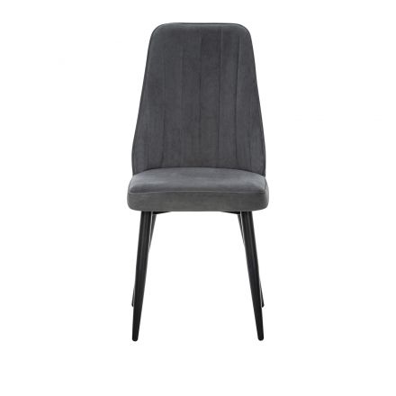 Стул Leset Дрим  Vendetta 11 серый, Ткань Велюр