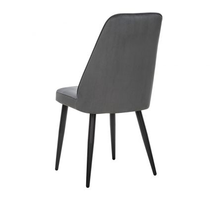 Стул Leset Дрим  Vendetta 11 серый, Ткань Велюр