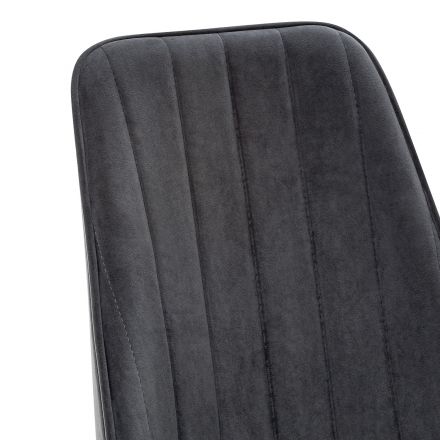 Стул Leset Дрим  Vendetta 11 серый, Ткань Велюр