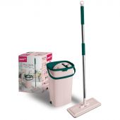Набор для уборки York "Handy" ведро 10л с отжимом, швабра с насадкой из микрофибры Набор для уборки York "Handy" ведро 10л с отжимом, швабра с насадкой из микрофибры