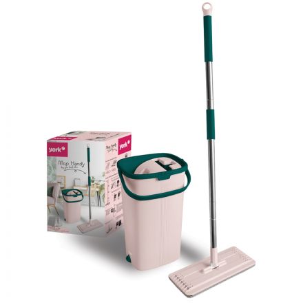 Набор для уборки York "Handy" ведро 10л с отжимом, швабра с насадкой из микрофибры Набор для уборки York "Handy" ведро 10л с отжимом, швабра с насадкой из микрофибры