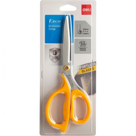 Ножницы Deli E77758 офисные 210мм пластиковые сталь ассорти блистер Ножницы Deli E77758 офисные 210мм пластиковые сталь ассорти блистер