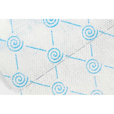 Салфетка спанлейс в рулоне 35х70, голубой, пл.50, 100шт/рул, 10260