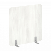 R-line Перегородки на металлических опорах на фетровых подпятниках DP.F-120-120 Снежная патина/Серый металл 1200*18*1200