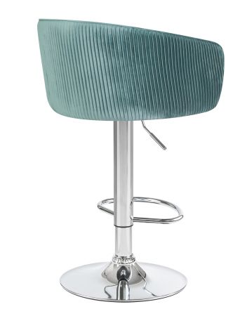 Стул барный DOBRIN DARCY, мятный велюр (1922-8)
