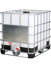 Емкость 1 000л. кубическая, комбинированный поддон, под опасный груз UN, морской сертификат