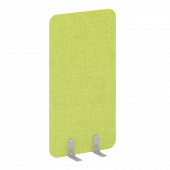 R-line soft Перегородки на металлических опорах на фетровых подпятниках AP.F-80-150 Romeo 07/Серый металл 800*18*1500