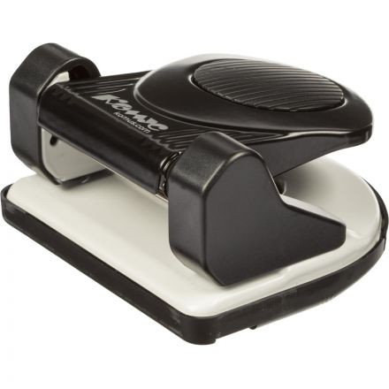 Дырокол Комус MPBK20 до 20 лист., металл, с линейкой и блокиратором, чёрный