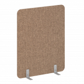 R-line soft Перегородки на металлических опорах на фетровых подпятниках AP.F-120-150 Romeo 03/Серый металл 1200*18*1500