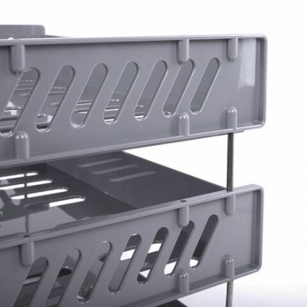 Лотки горизонтальные для бумаг, КОМПЛЕКТ 3 шт., 335х232х246 мм, серый, BRAUBERG FILE, 238108 Лотки горизонтальные для бумаг, КОМПЛЕКТ 3 шт., 335х232х246 мм, серый, BRAUBERG FILE, 238108