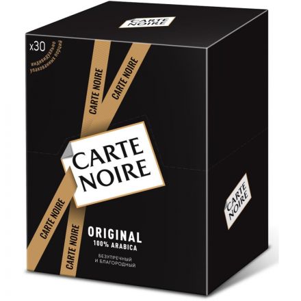 Кофе Carte Noire раств. сублим. 1,8 г х 30 шт/уп Кофе Carte Noire раств. сублим. 1,8 г х 30 шт/уп