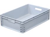 Ящик п/п 600х400х170 сплошной, усиленное дно, цв. серый