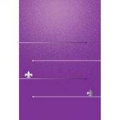 Блокнот А7 в линейку 40 листов на скобе (75х100 мм)