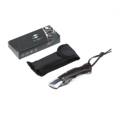 Нож складной Stinger,92мм,(серебр.),сталь/дерево (серебристо-корич.),FK-725 Нож складной Stinger,92мм,(серебр.),сталь/дерево (серебристо-корич.),FK-725