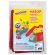 Набор для уроков труда ЮНЛАНДИЯ, клеенка ПВХ 40x69 см, фартук-накидка с рукавами, красный, 228356