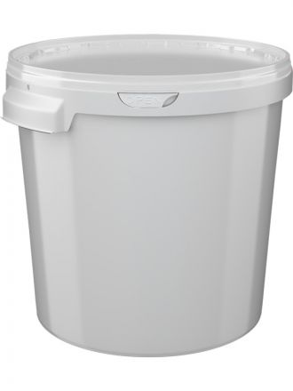 Контейнер 30л. белый круглый